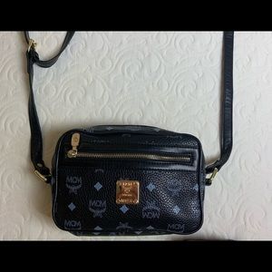 Black mcm handbag